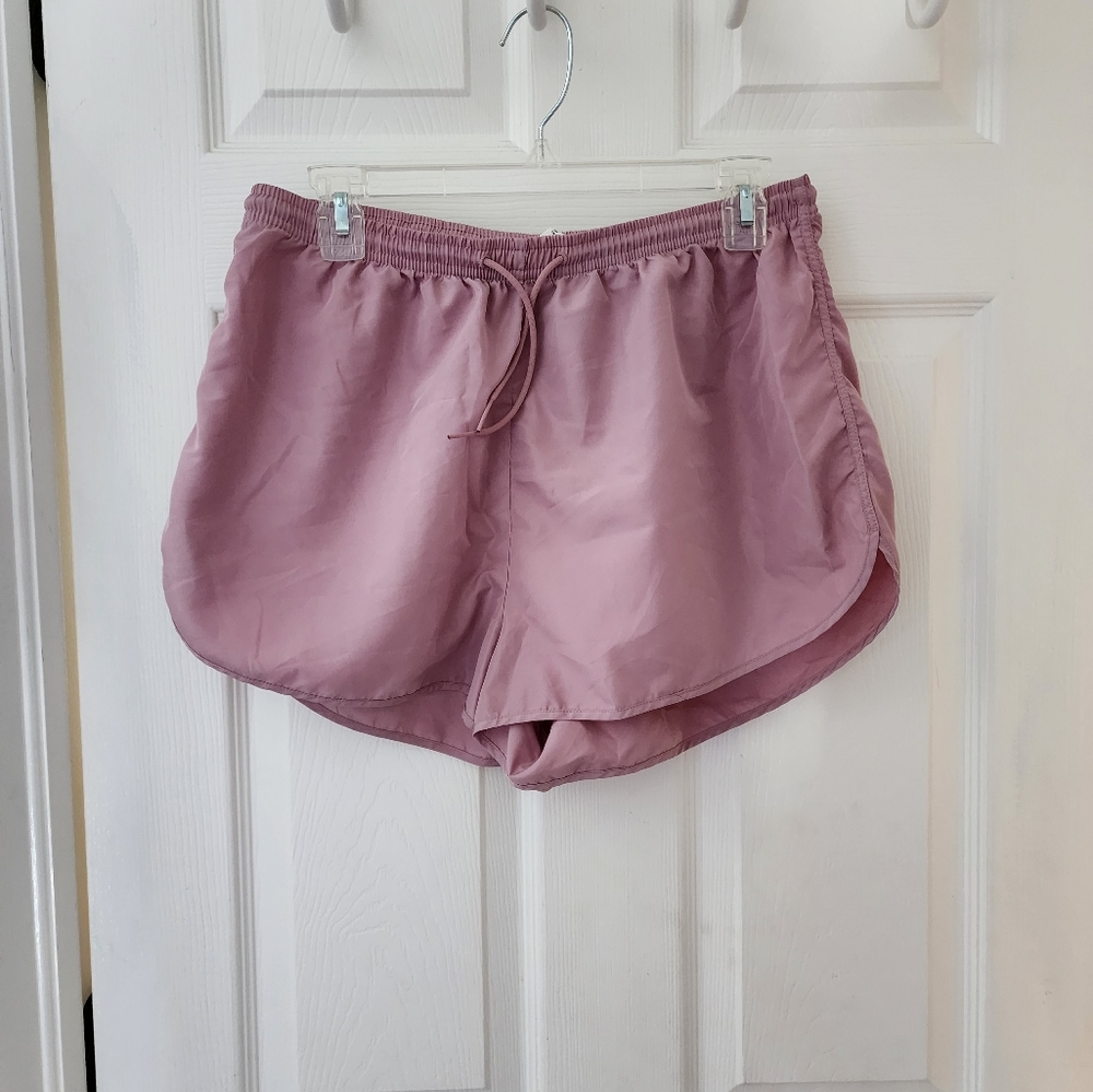 H&M Sport Lightweight Silky Running Shorts Size Medium
